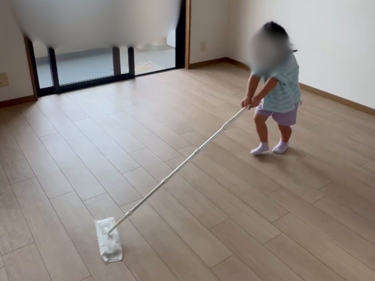 部屋の掃除の写真