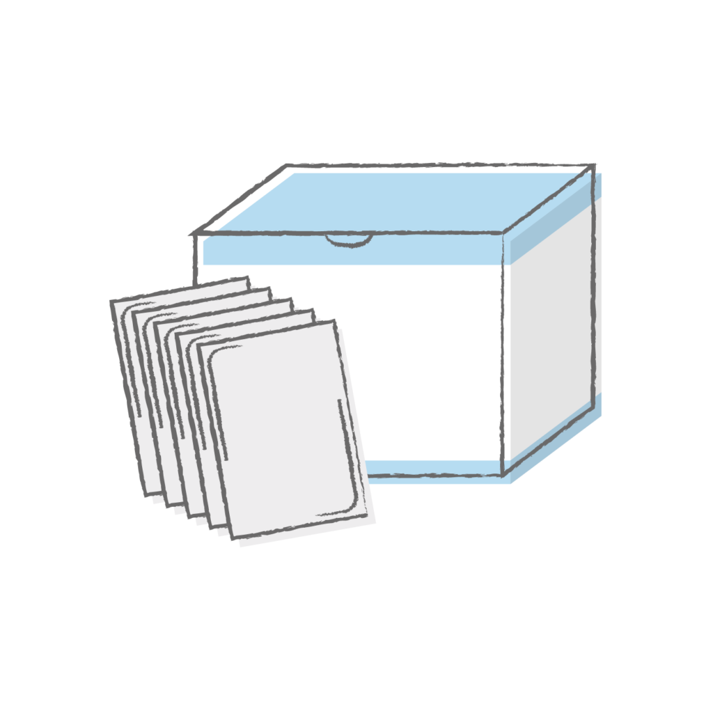 清浄綿イラスト