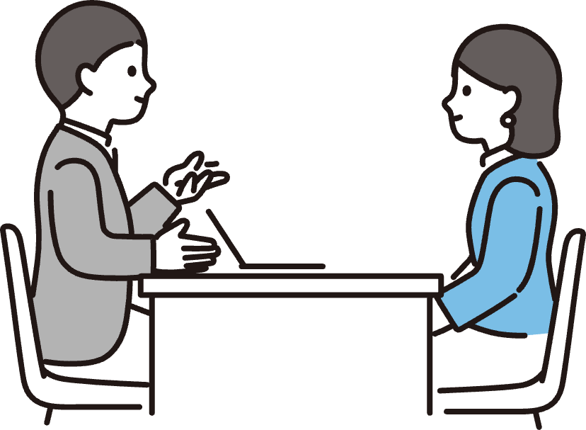 面談のイラスト