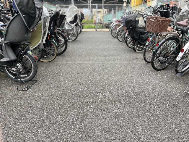 駐輪場の写真