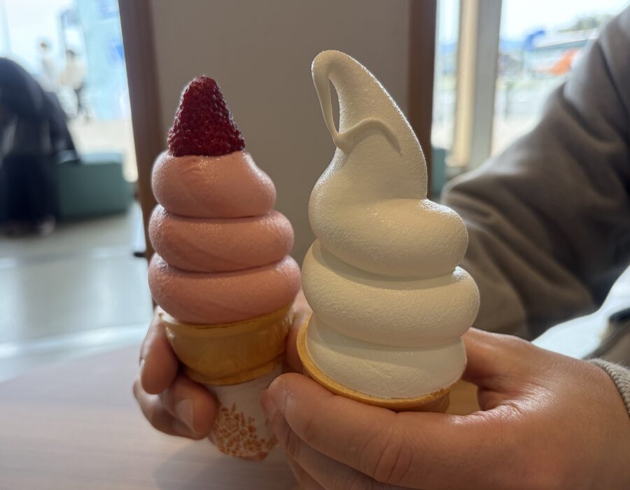 ソフトクリームの写真