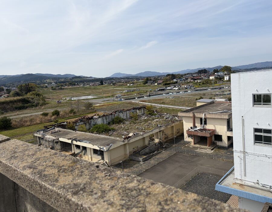 震災遺構の写真