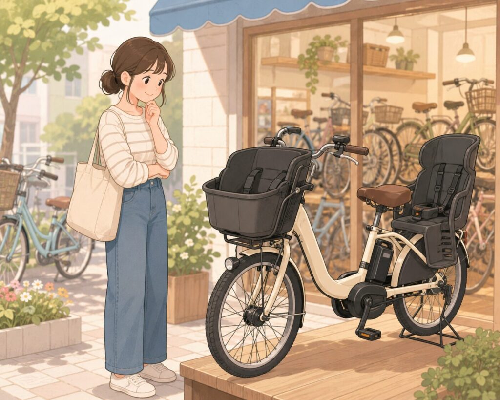 電動自転車のイラスト