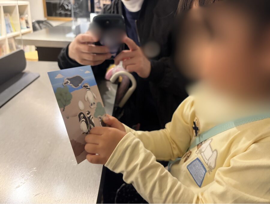 ポストカード作成時の写真