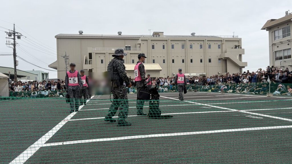 警備犬展示の写真１